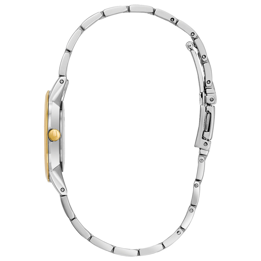 Women's Diamond Accent Two-Tone Stainless Steel Bracelet Watch 30mm 98P115