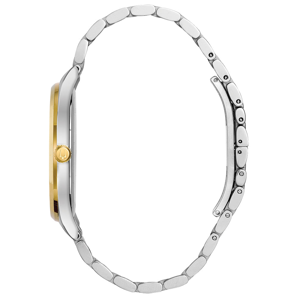 Bulova Men’s Diamond Watch – Two-Tone Stainless Steel Bracelet