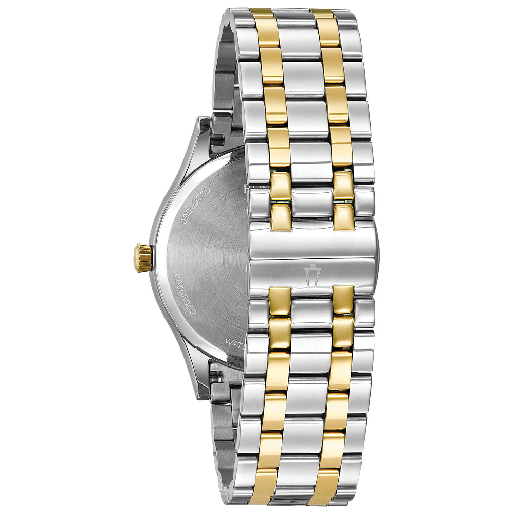 Bulova Men’s Diamond Watch – Two-Tone Stainless Steel Bracelet