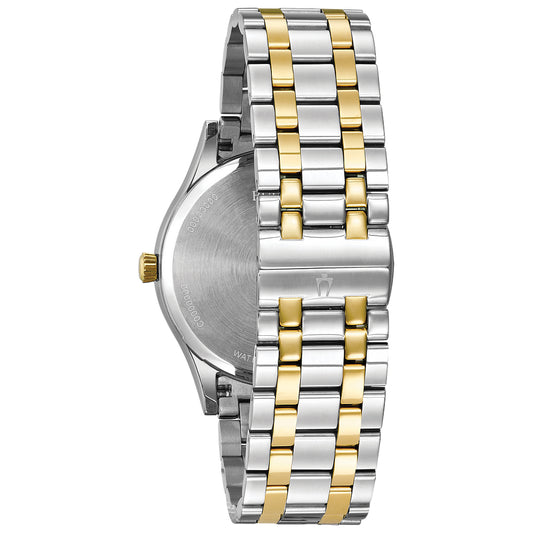 Bulova Men’s Diamond Watch – Two-Tone Stainless Steel Bracelet