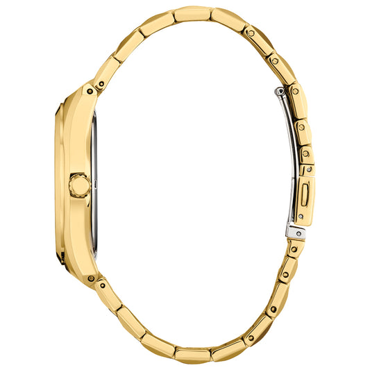 Citizen Eco-Drive Corso Black Dial Gold-Tone Stainless Steel Bracelet Watch 40mm