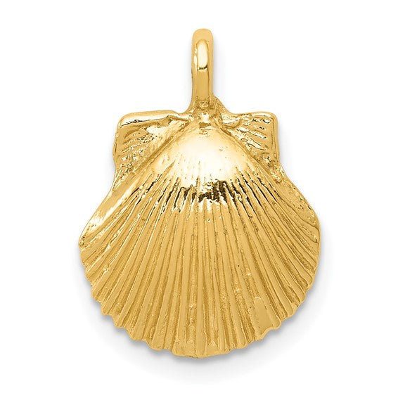 14kt Yellow Gold Seashell Pendant
