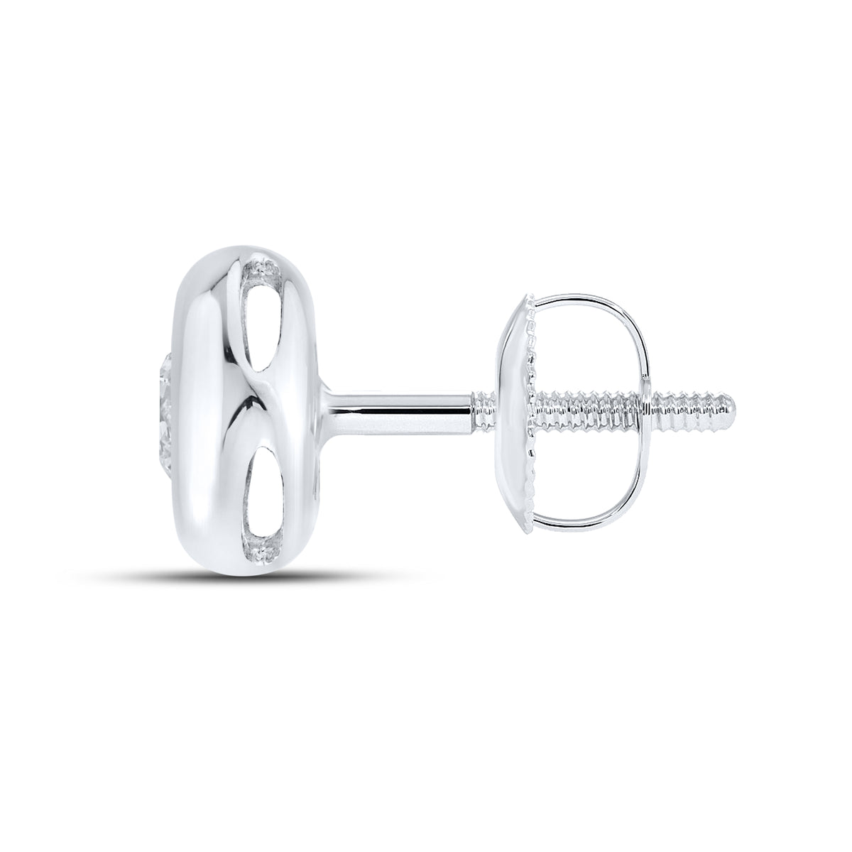 14kt White Gold 0.24 CTW LAB DIAMOND Solitaire Earrings