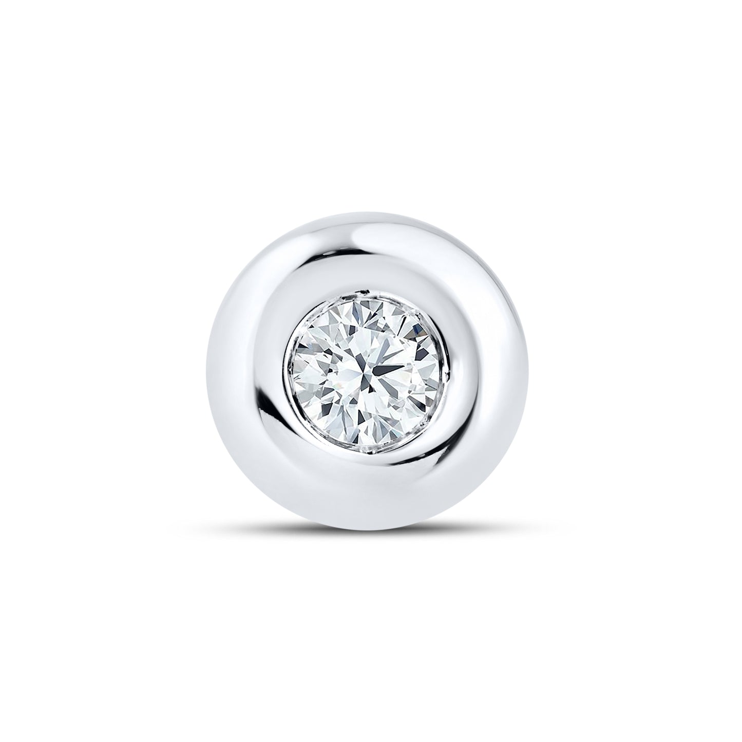 14kt White Gold 0.24 CTW LAB DIAMOND Solitaire Earrings