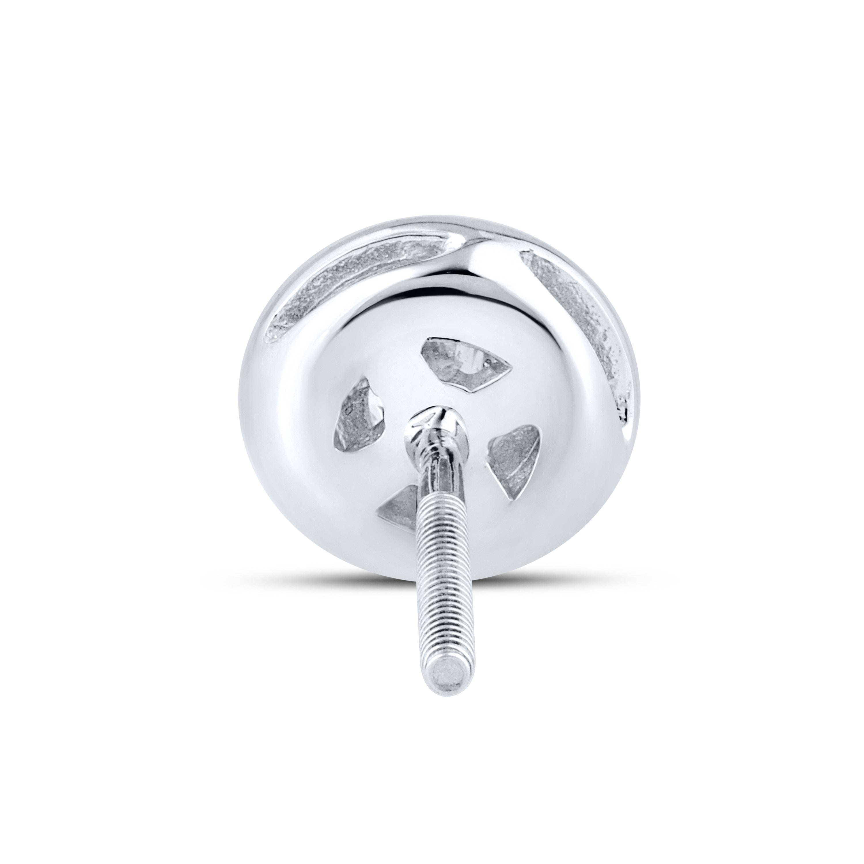 14kt White Gold 0.12 CTW LAB DIAMOND Solitaire Earrings