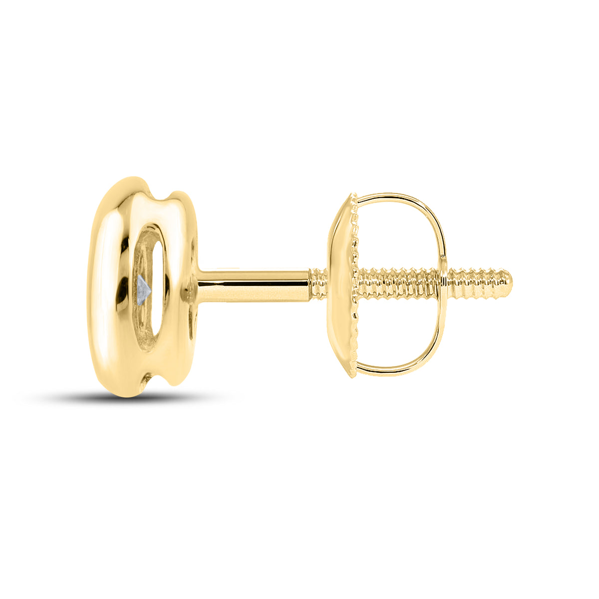 14kt Yellow Gold 0.14 CTW LAB DIAMOND Solitaire Earrings