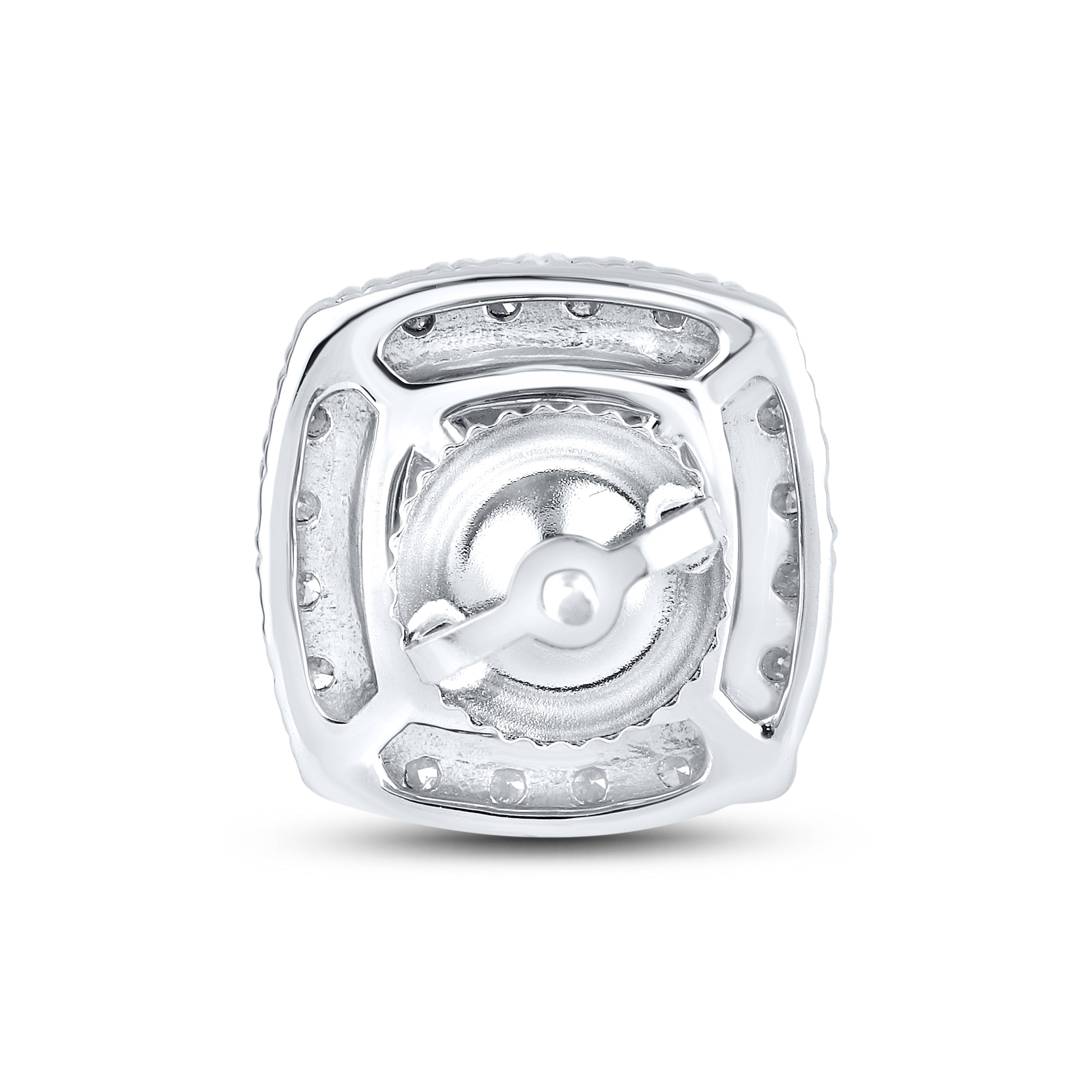 14K WHITE GOLD 0.94 CTW DIAMOND EARRINGS