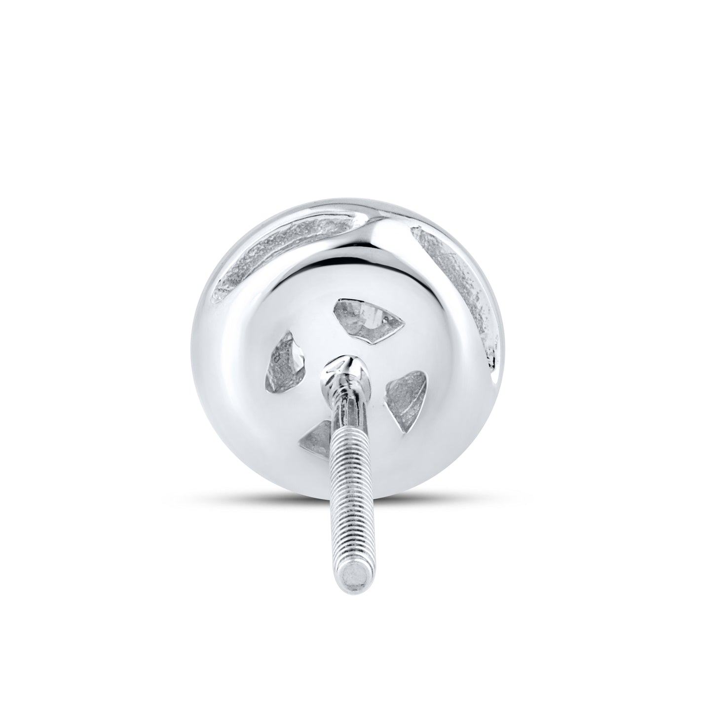 14kt White Gold 0.32 CTW LAB DIAMOND Solitaire Earrings