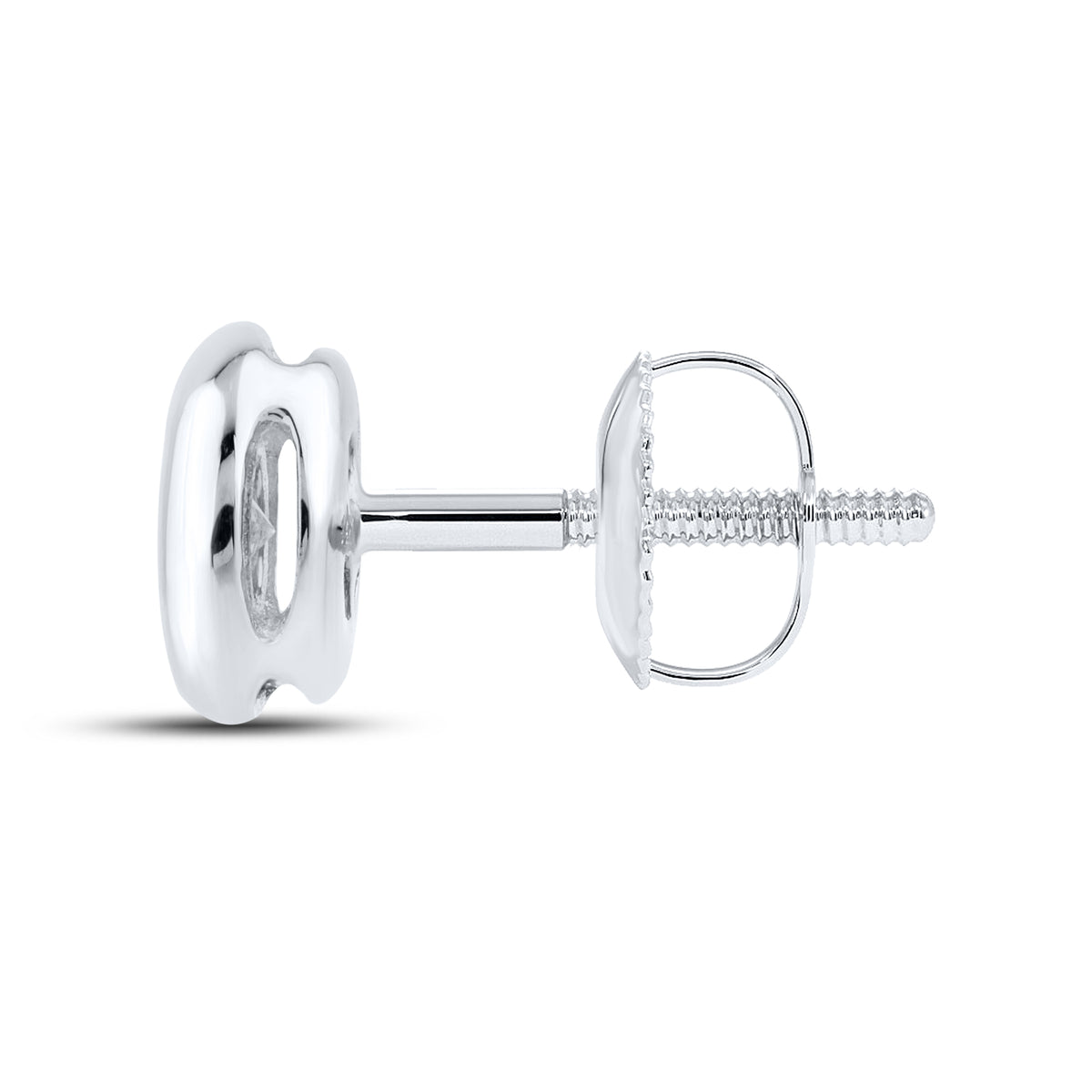 14kt White Gold 0.32 CTW LAB DIAMOND Solitaire Earrings