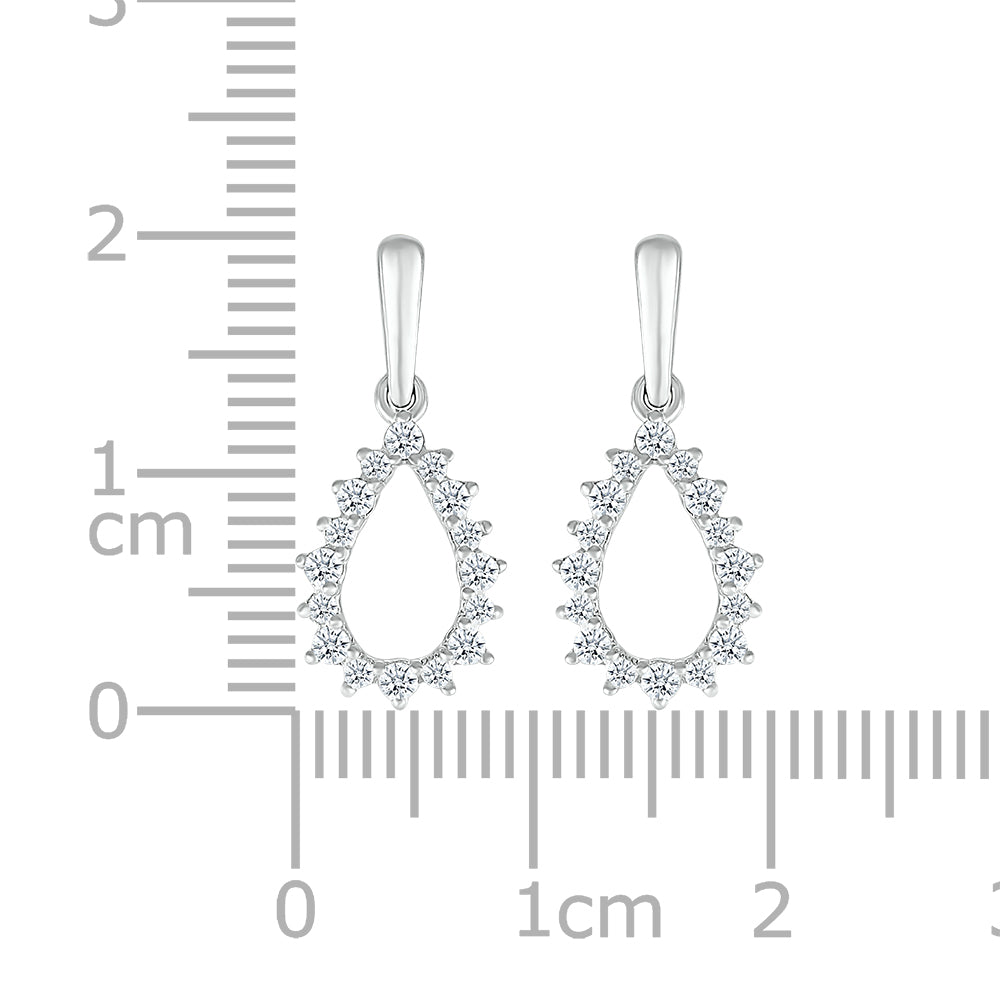 14kt White Gold 0.33 CTW Natural Diamond Earrings