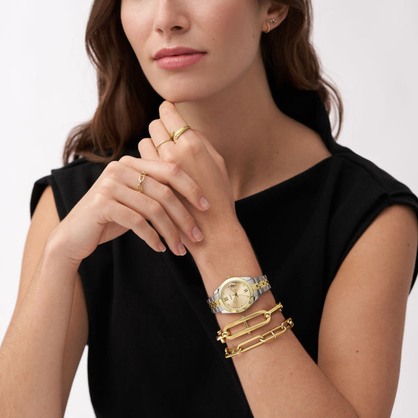 Fossil Ladies Quartz/3 Hand Date Watch