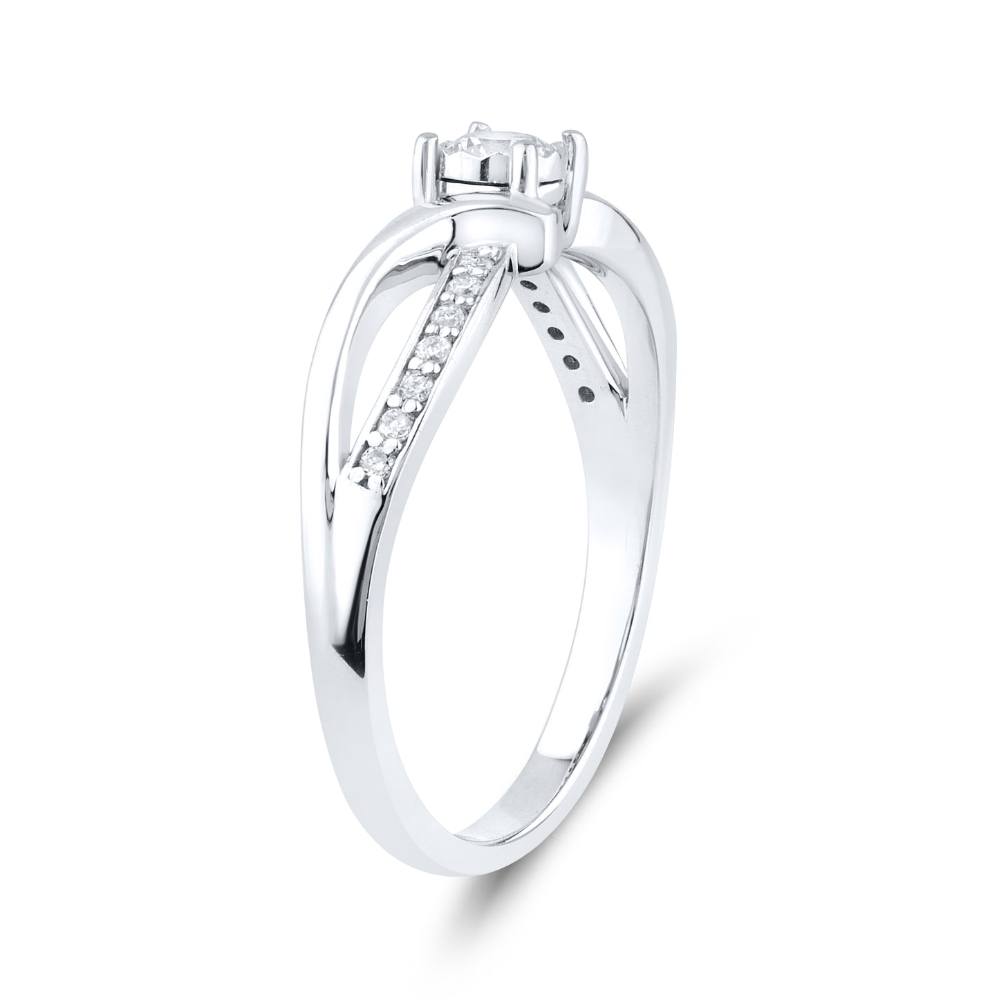 14kt White Gold 0.23 CTW Natural Diamond Promise Ring