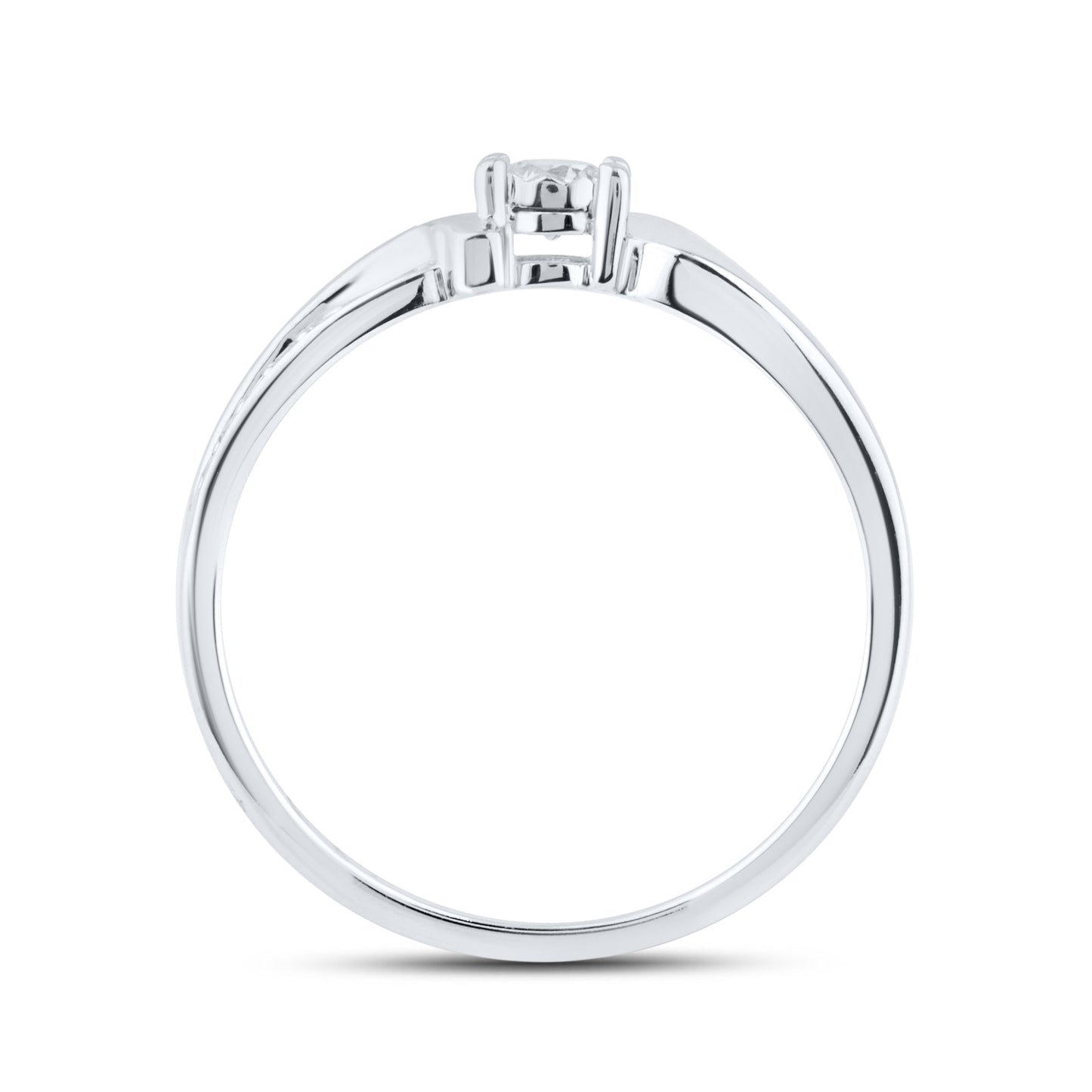 14kt White Gold 0.23 CTW Natural Diamond Promise Ring