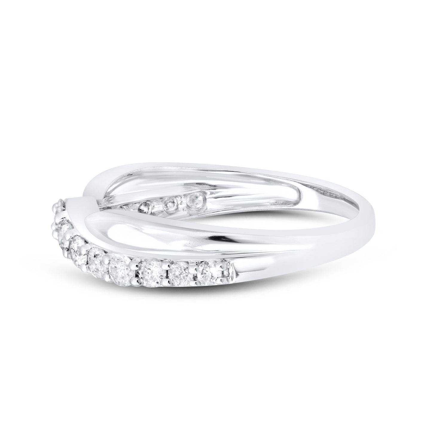 14kt White Gold 0.50 ctw Lab Diamond Ladies band