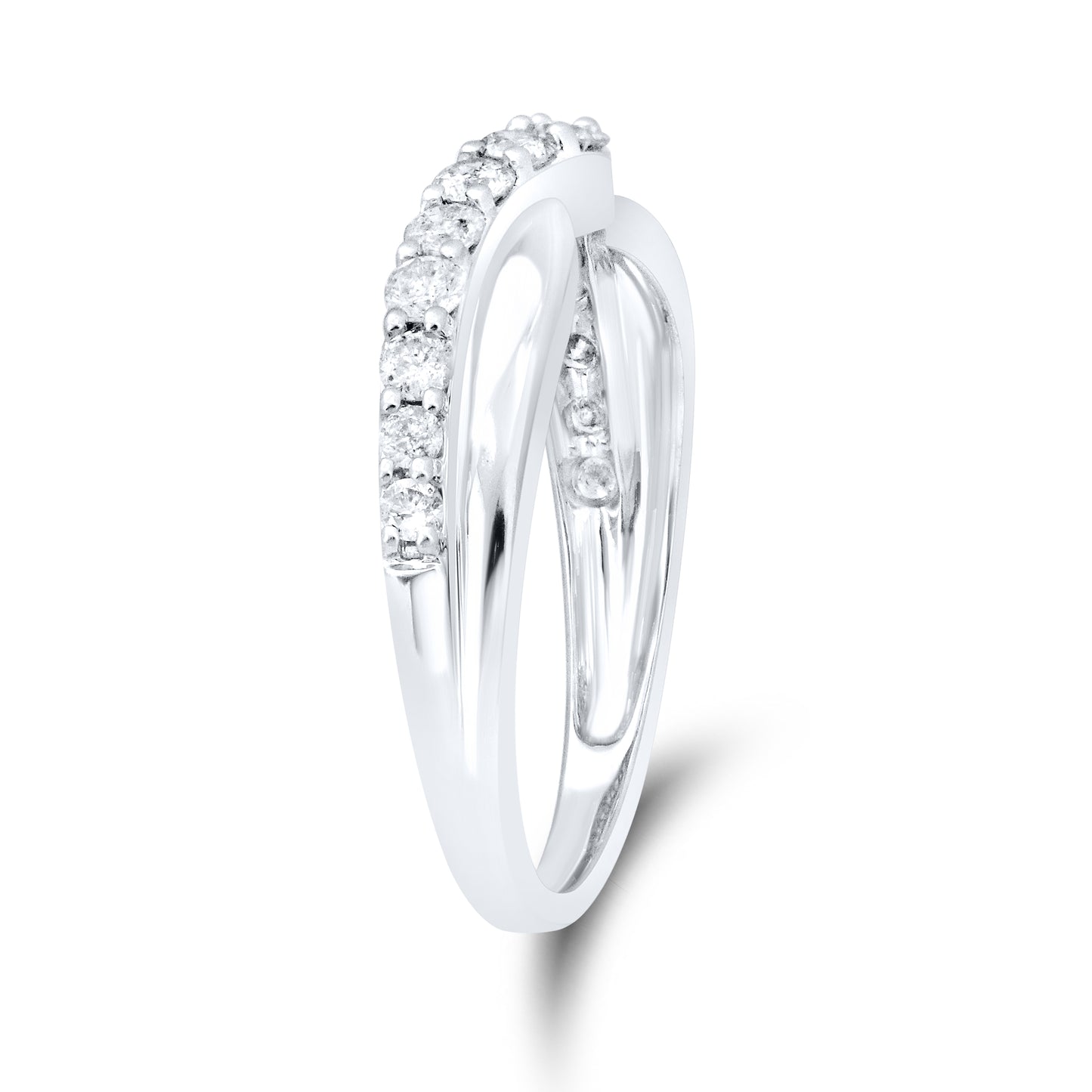 14kt White Gold 0.50 ctw Lab Diamond Ladies band