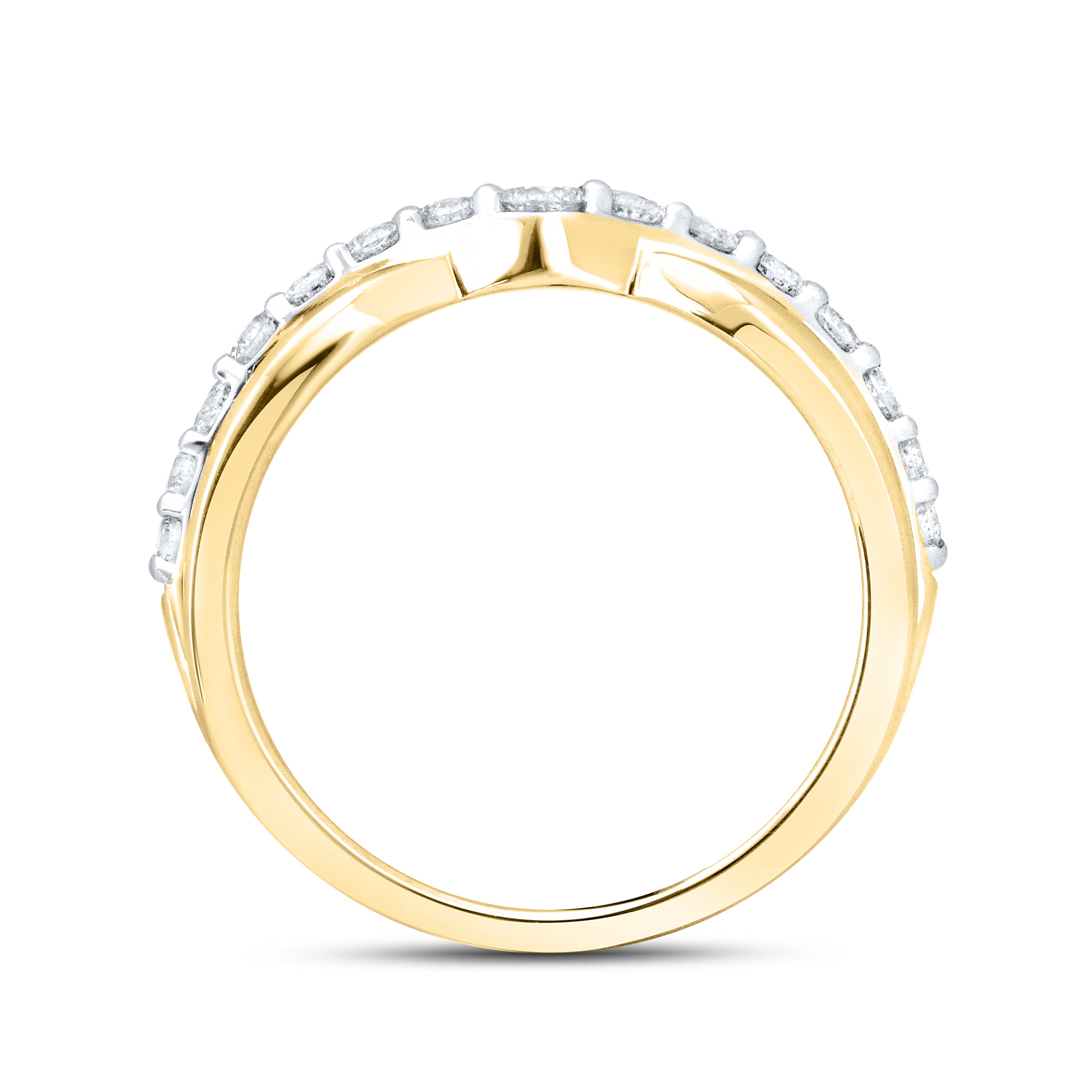 14kt Yellow Gold 0.50 ctw Diamond Ladies band