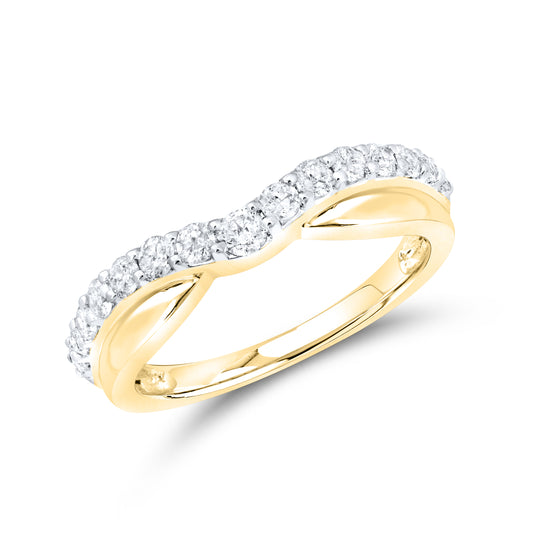 14kt Yellow Gold 0.50 ctw Diamond Ladies band