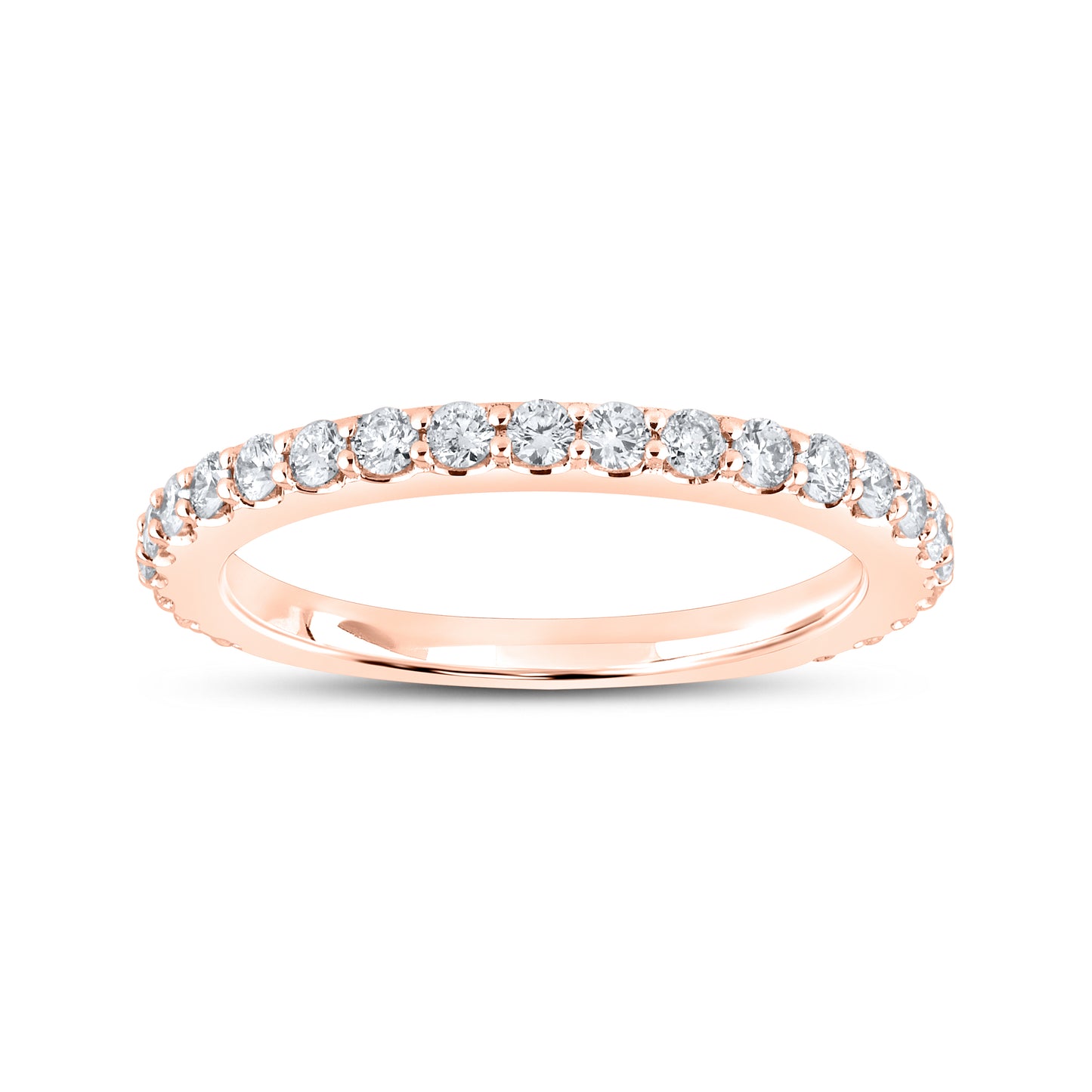 10KT Rose Gold 0.51 ctw Diamond Band