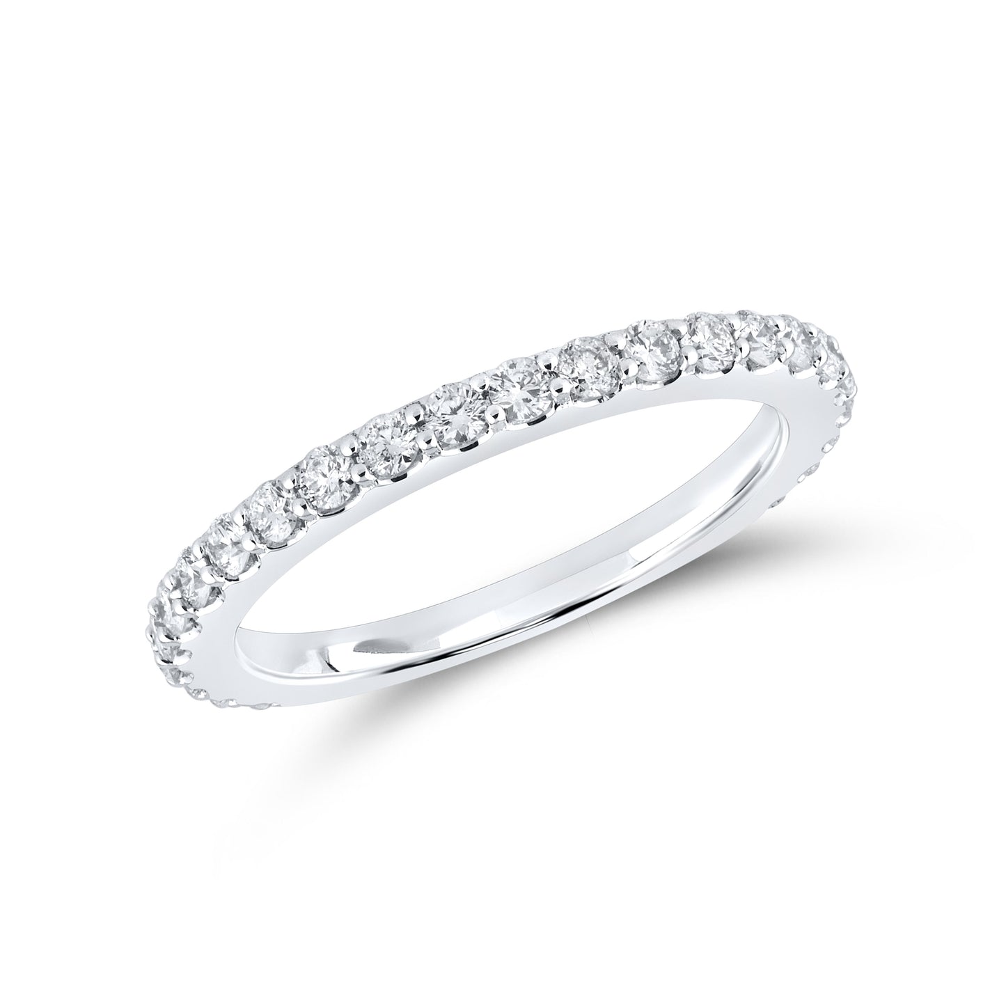 10k White Gold 0.50 ctw Diamond Band