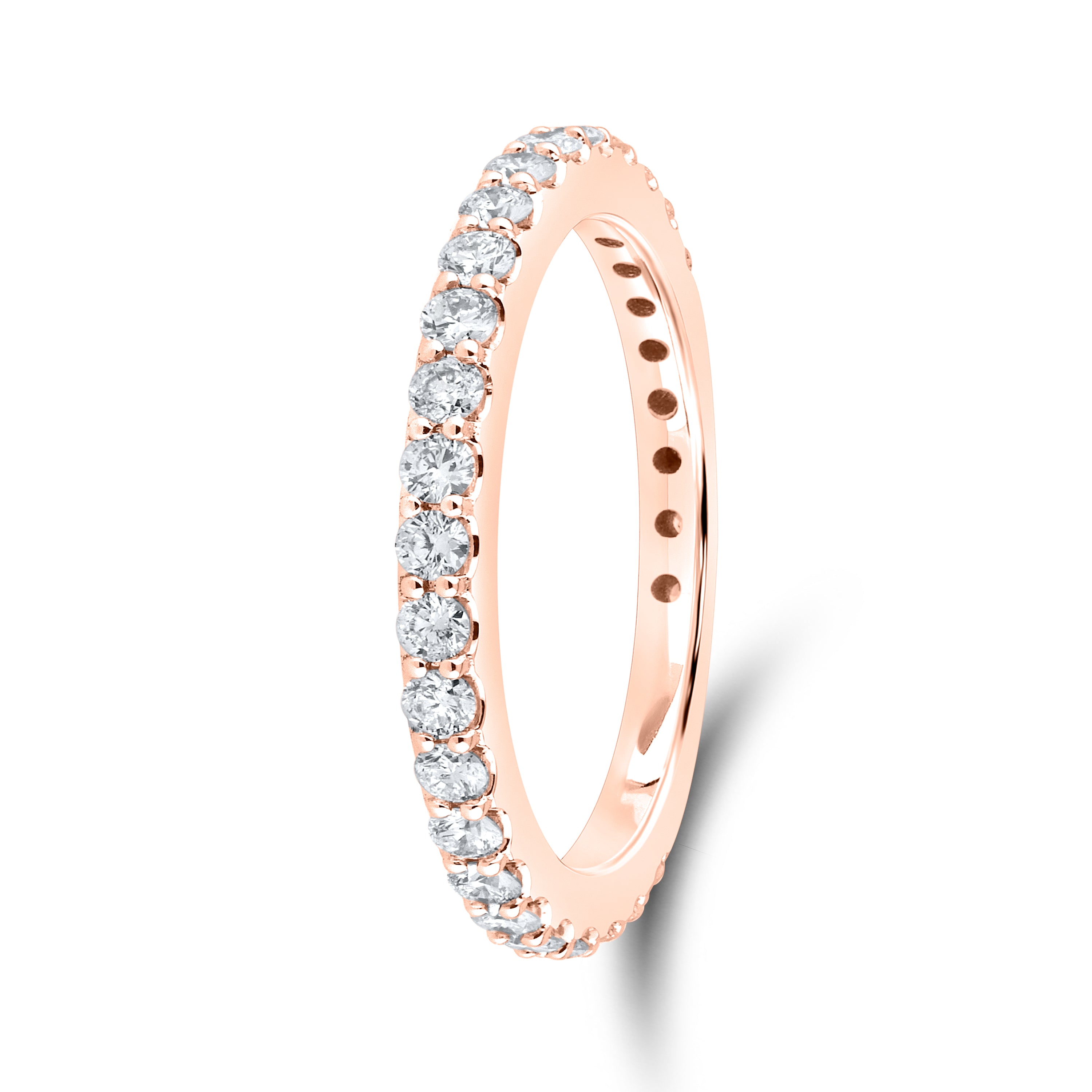 10KT Rose Gold 0.51 ctw Diamond Band