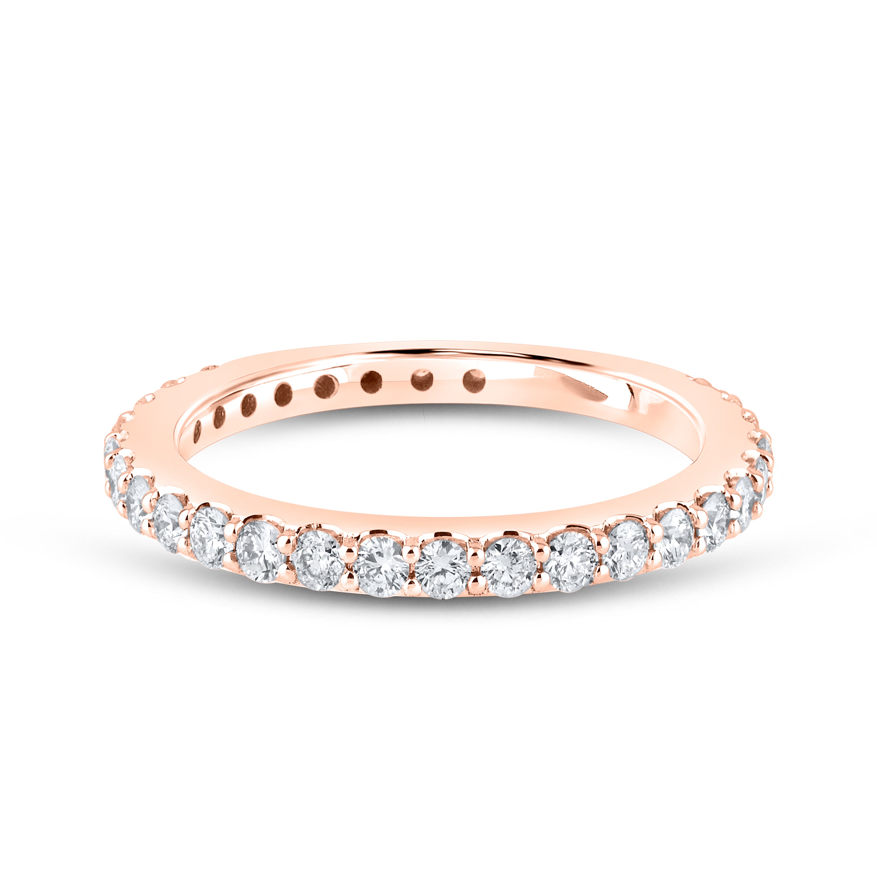 10KT Rose Gold 0.51 ctw Diamond Band
