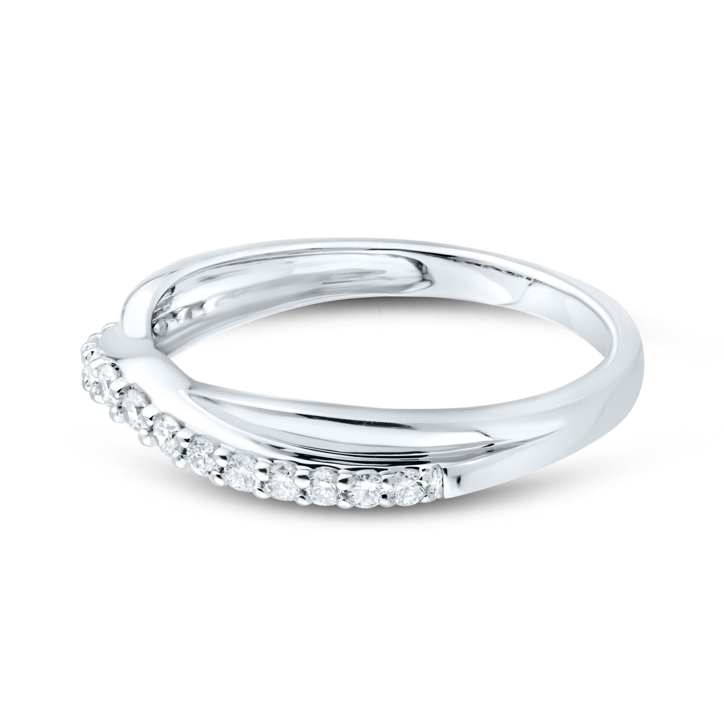 14kt White Gold 0.25 ctw Lab Diamond Ladies band