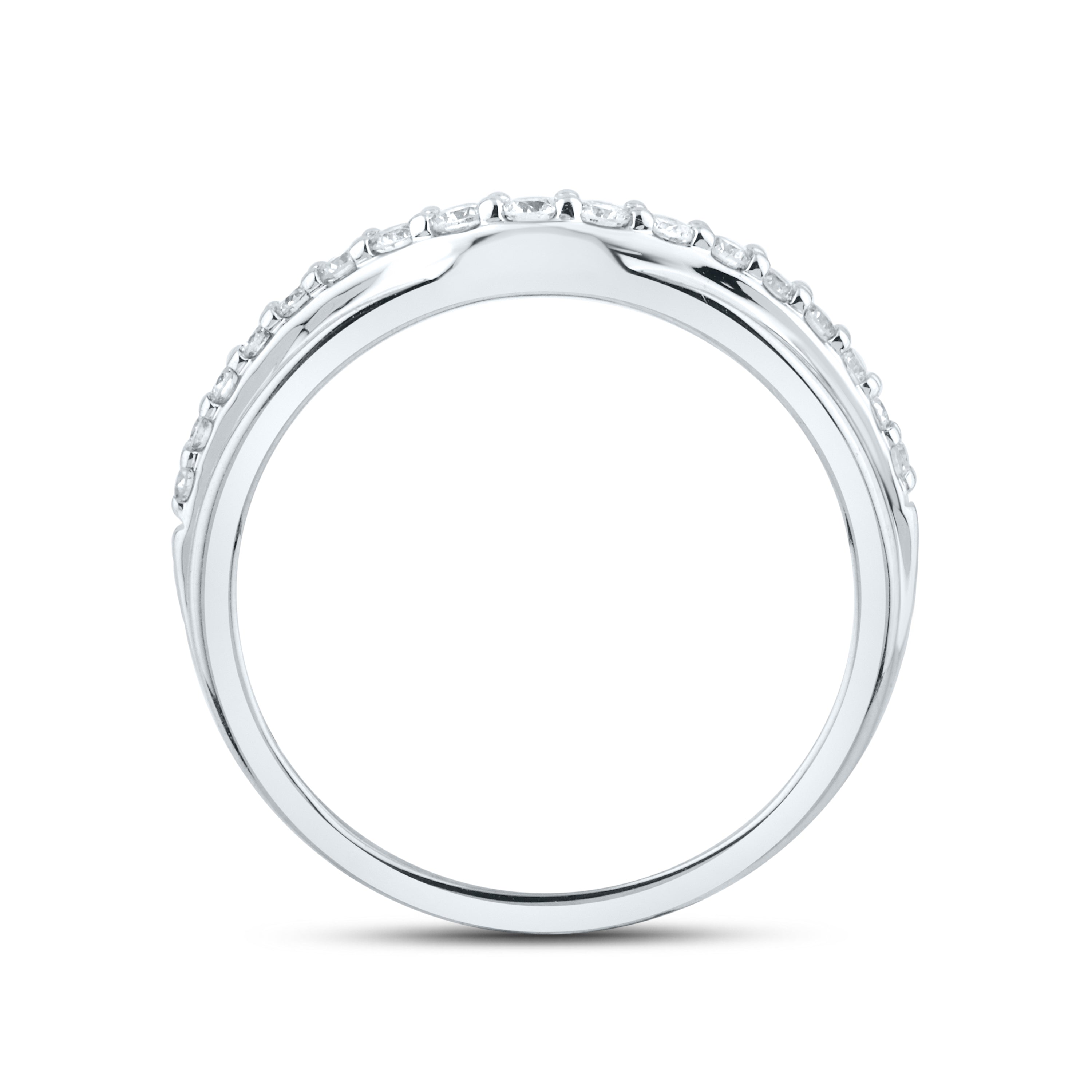 14kt White Gold 0.25 ctw Lab Diamond Ladies band