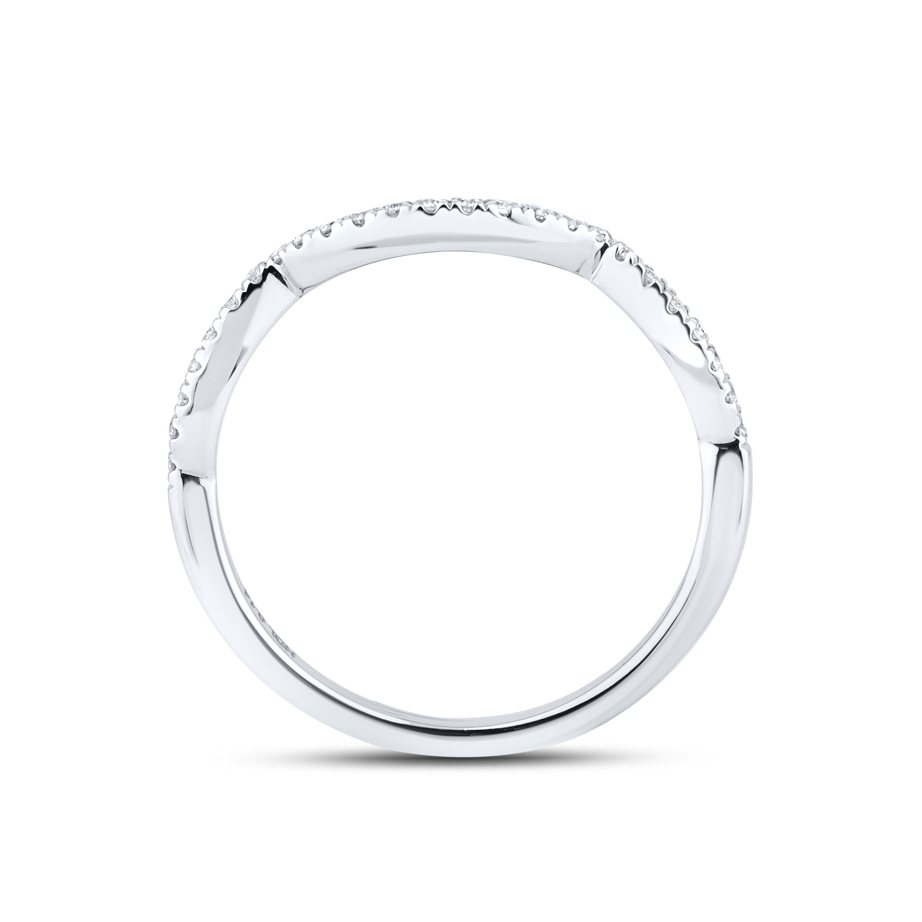 14kt white gold 0.13 CTW Diamond Ladies Band