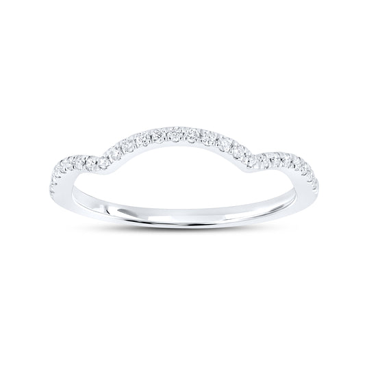 14kt white gold 0.13 CTW Diamond Ladies Band