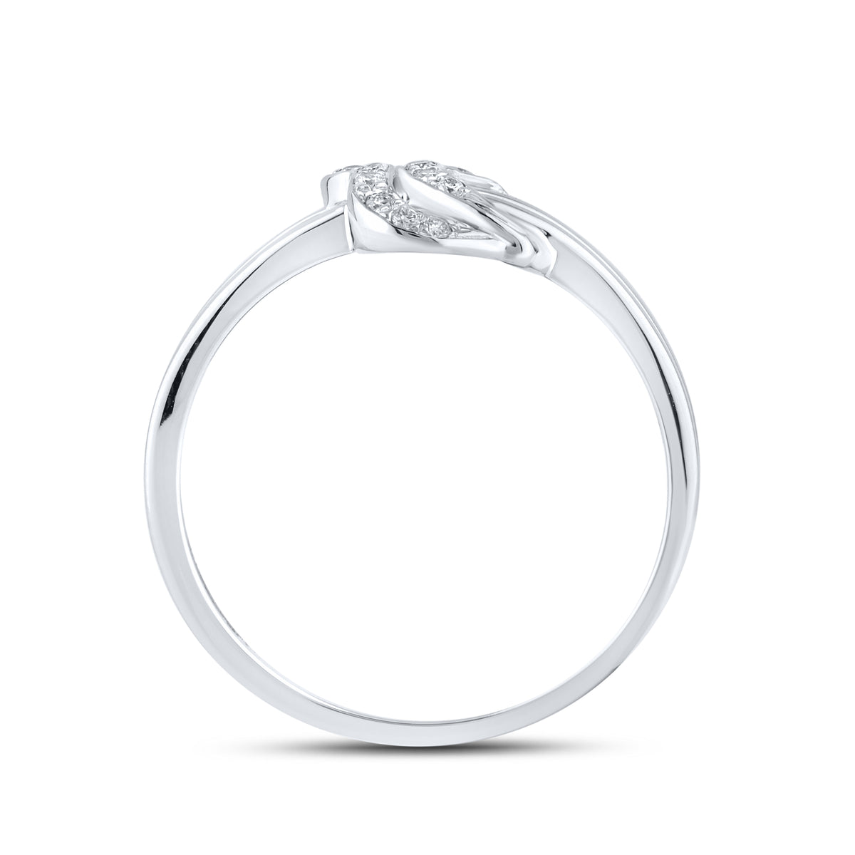 10kt White gold 0.09 CTW Fashion Diamond ring