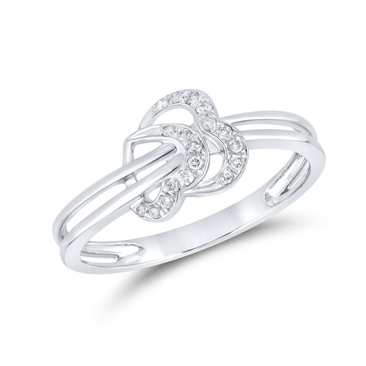 10kt White gold 0.09 CTW Fashion Diamond ring