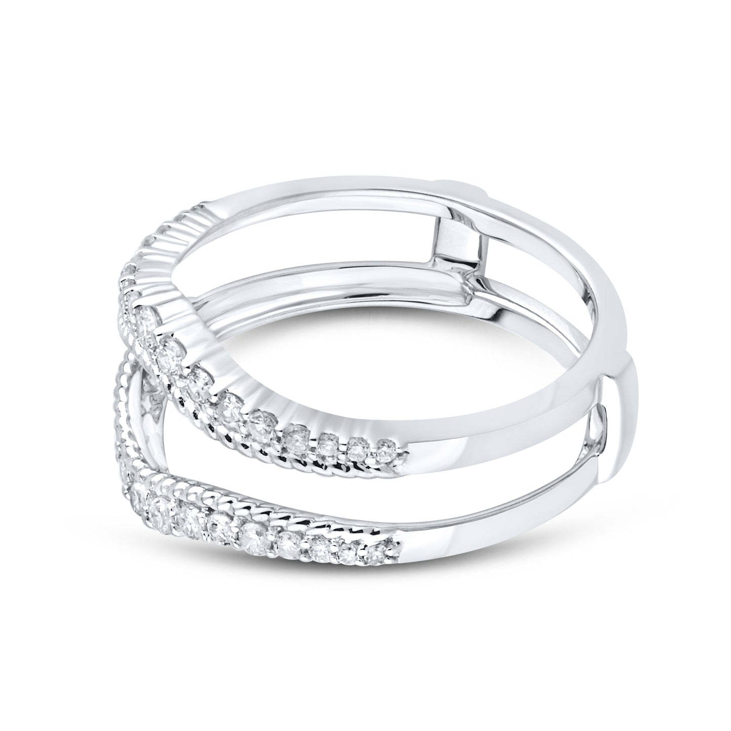 14K WHITE GOLD ENHANCER 0.40 CTW