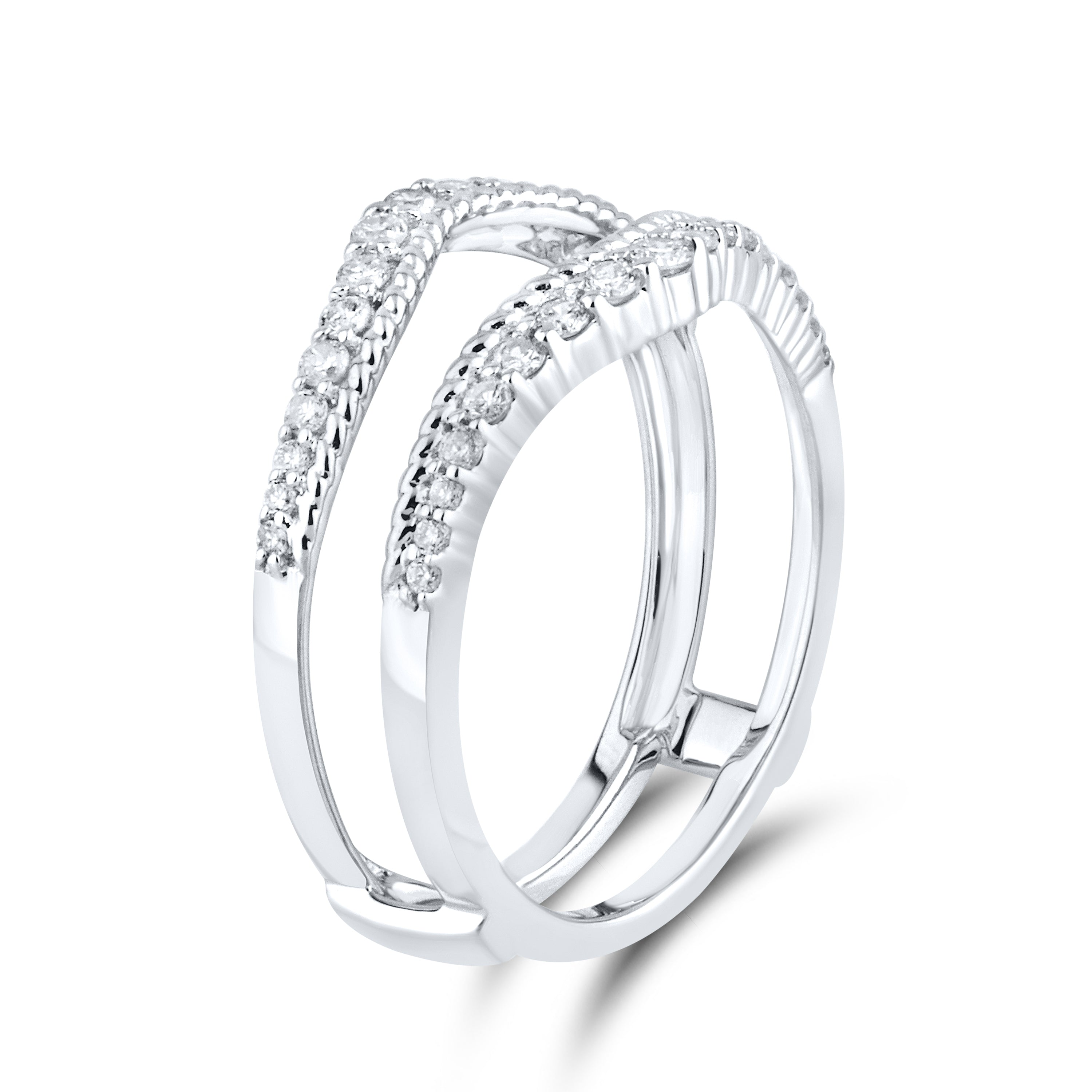 14K WHITE GOLD ENHANCER 0.40 CTW