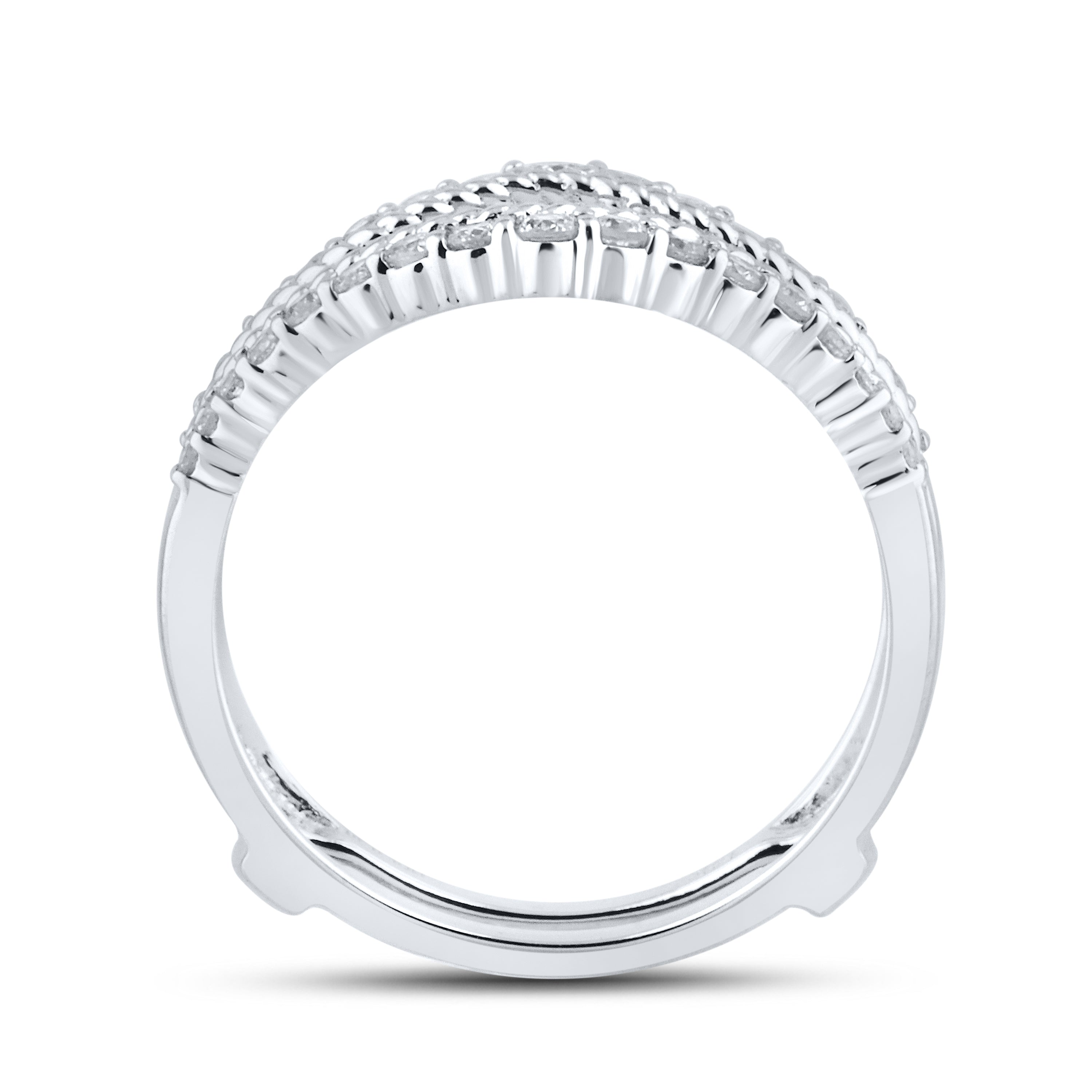 14K WHITE GOLD ENHANCER 0.40 CTW