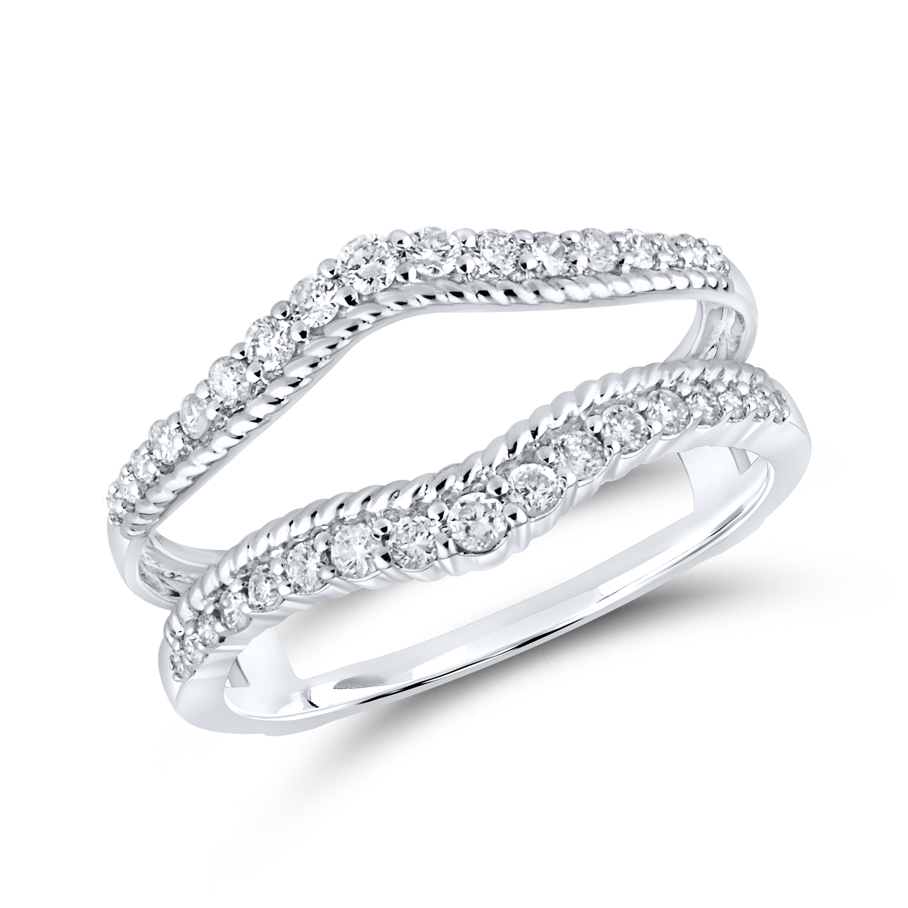 14K WHITE GOLD ENHANCER 0.40 CTW