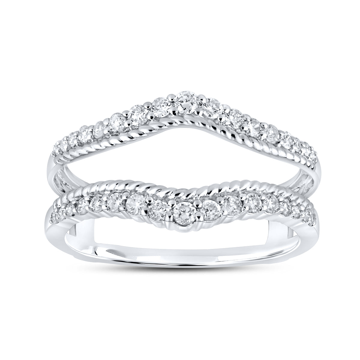 14K WHITE GOLD ENHANCER 0.40 CTW