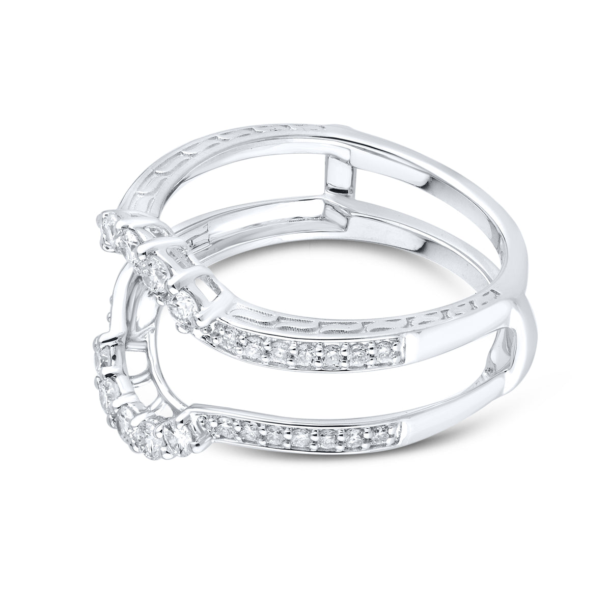 14K WHITE GOLD ENHANCER 0.56 CTW