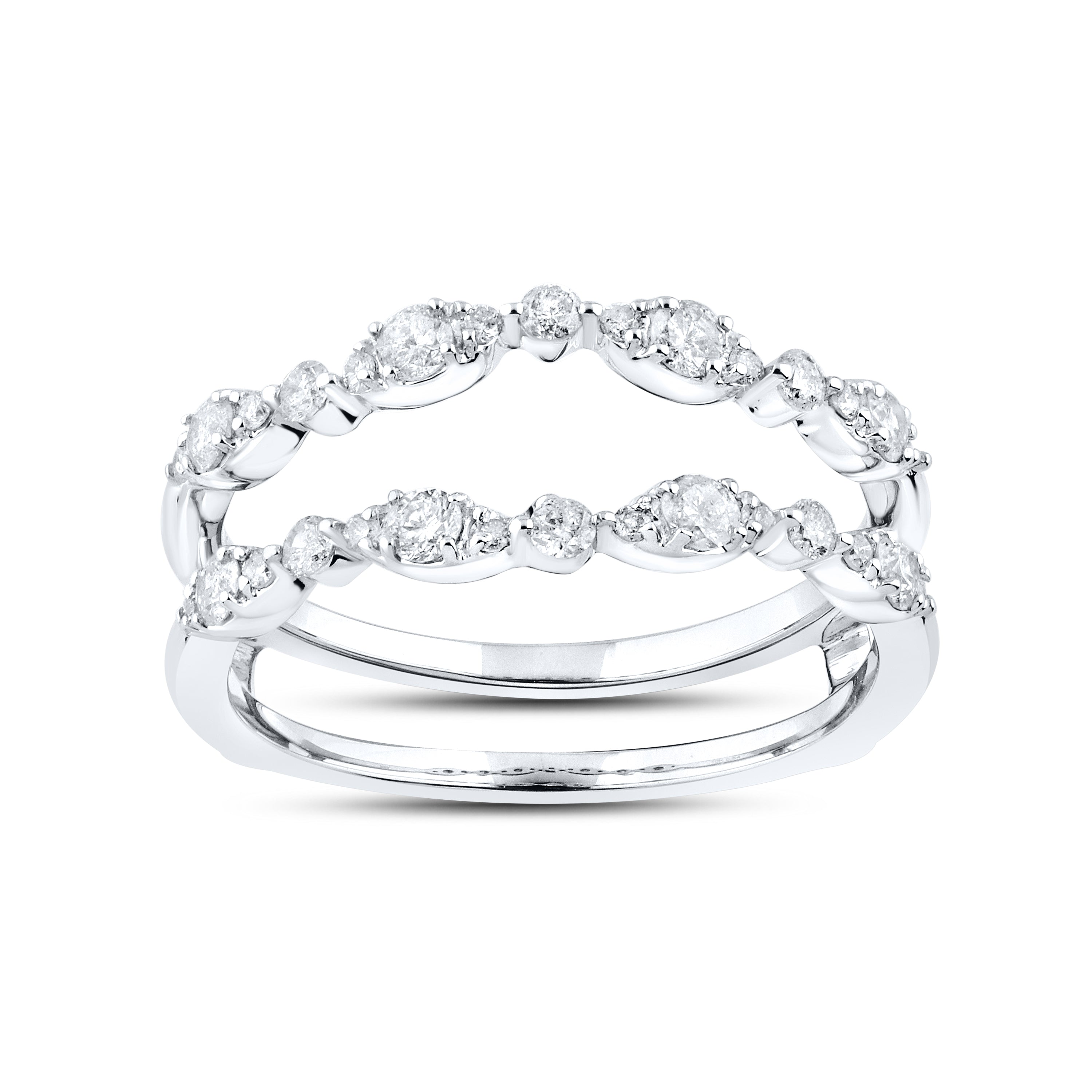 14kt  White Gold 0.50 CTW  Diamonds Enhancer