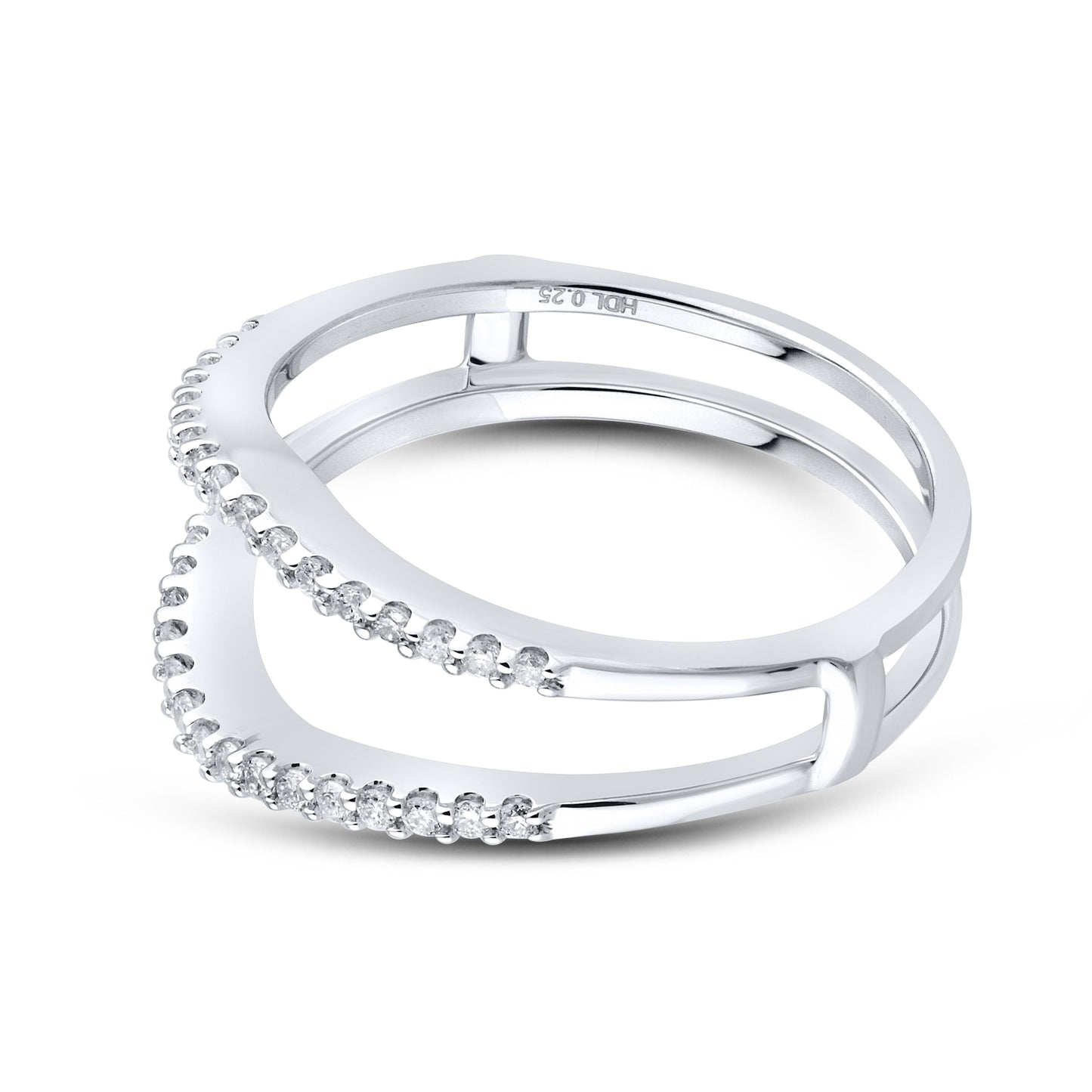 14k White Gold 0.50 ctw Diamond Enhancer