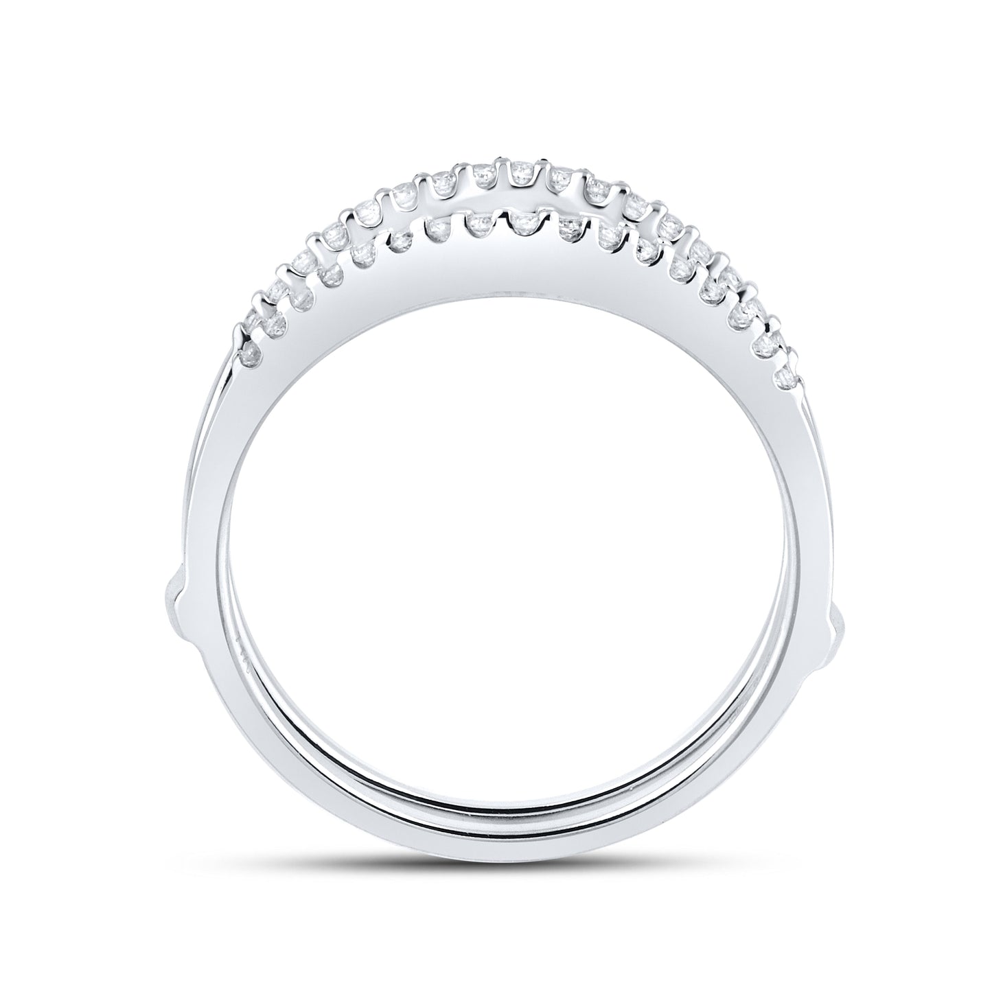 14k White Gold 0.50 ctw Diamond Enhancer