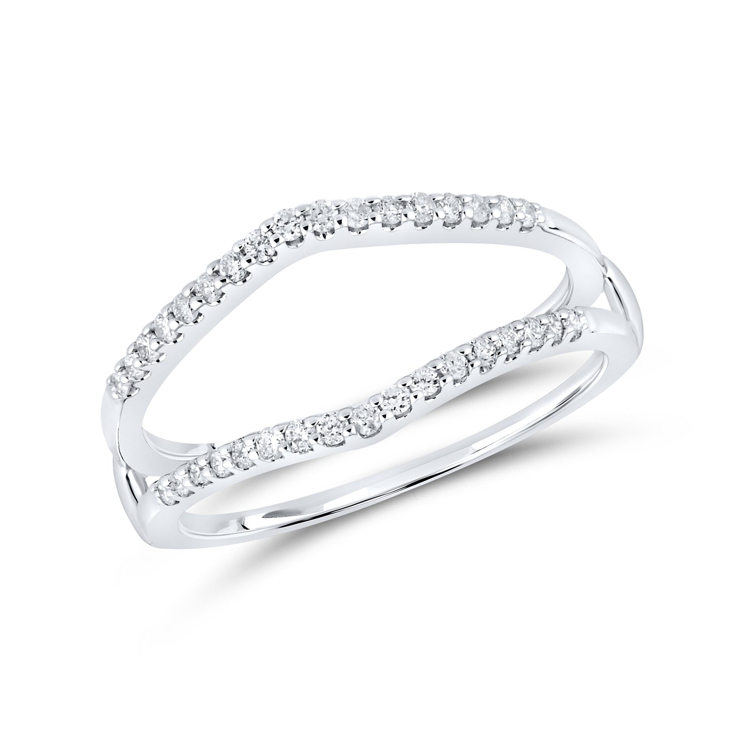 14k White Gold 0.50 ctw Diamond Enhancer