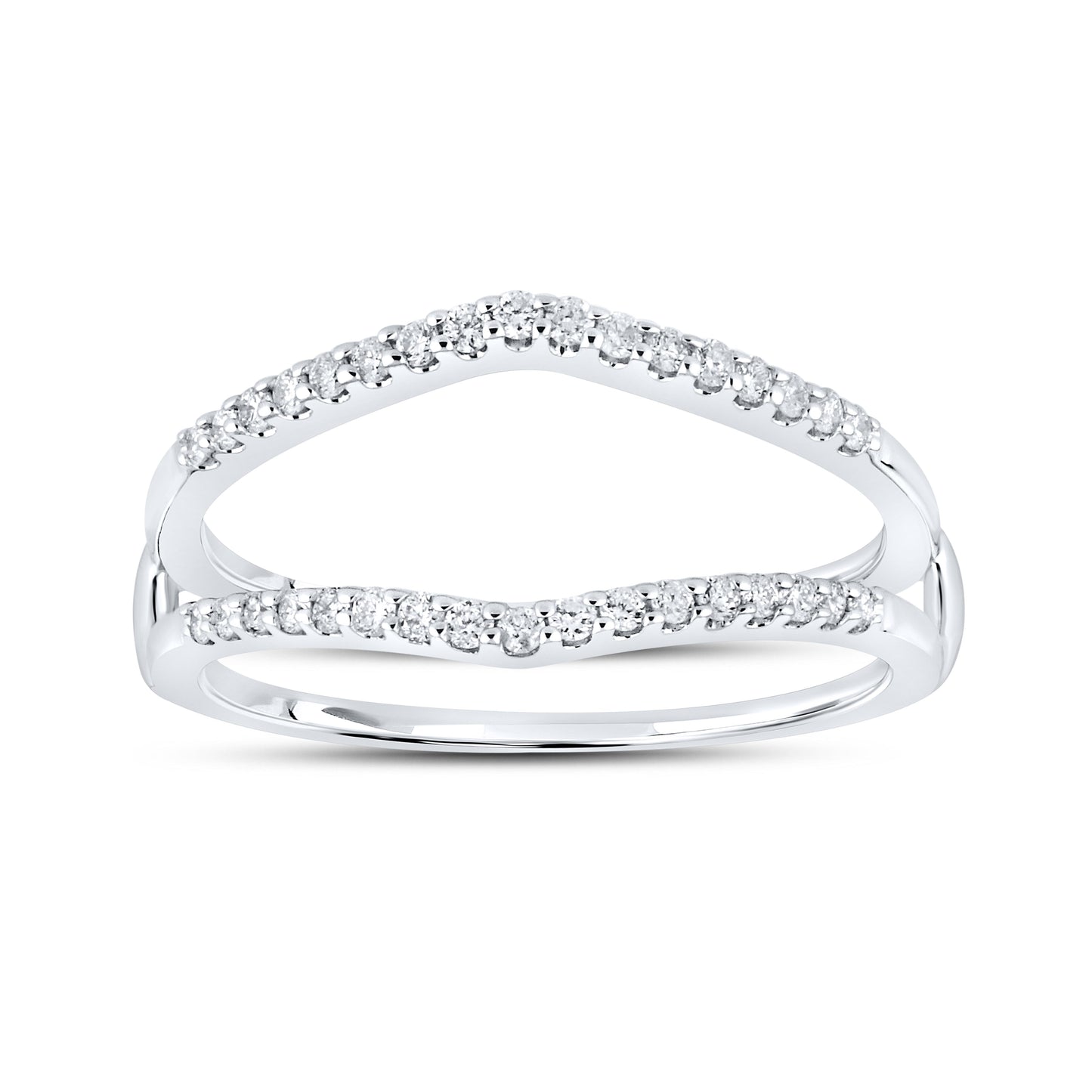 14k White Gold 0.50 ctw Diamond Enhancer