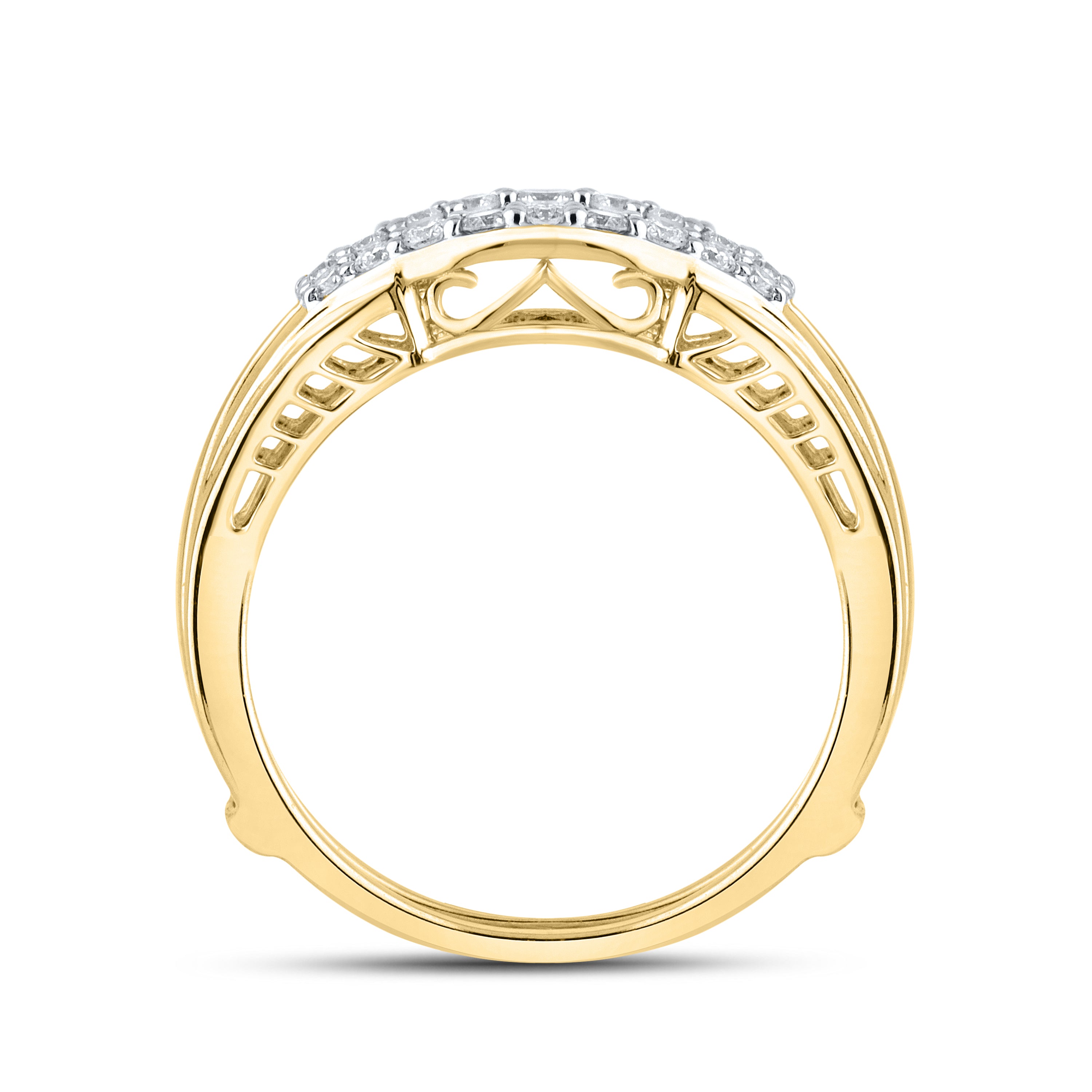 14KT YELLOW GOLD Diamond ENHANCER 0.27 CTW