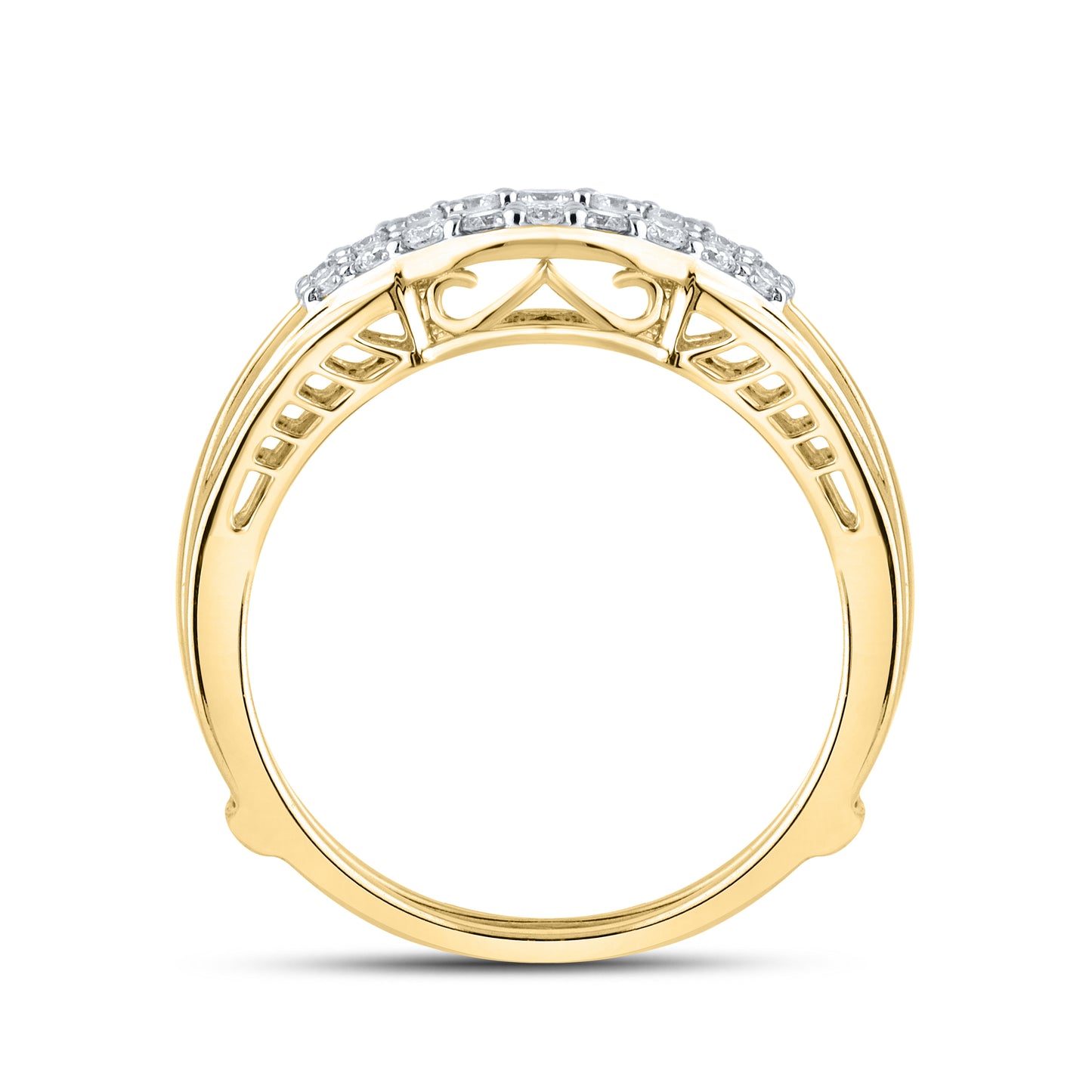 14KT YELLOW GOLD Diamond ENHANCER 0.27 CTW