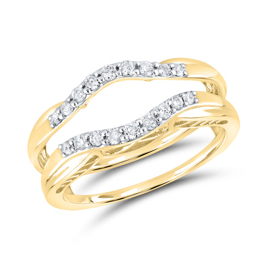 14KT YELLOW GOLD Diamond ENHANCER 0.27 CTW