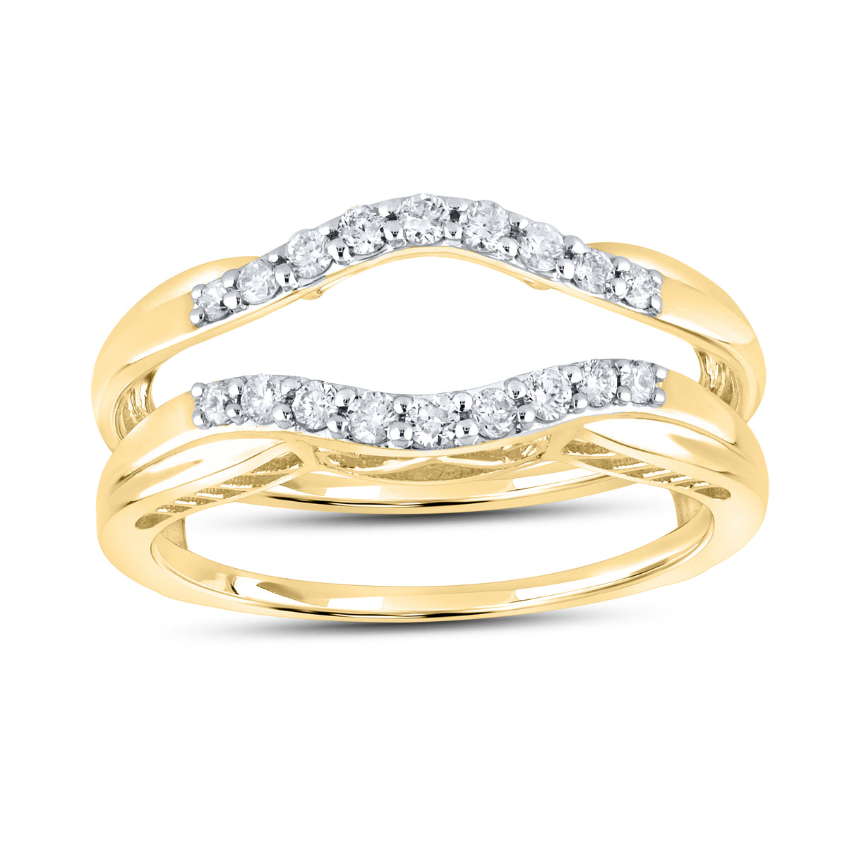 14KT YELLOW GOLD Diamond ENHANCER 0.27 CTW