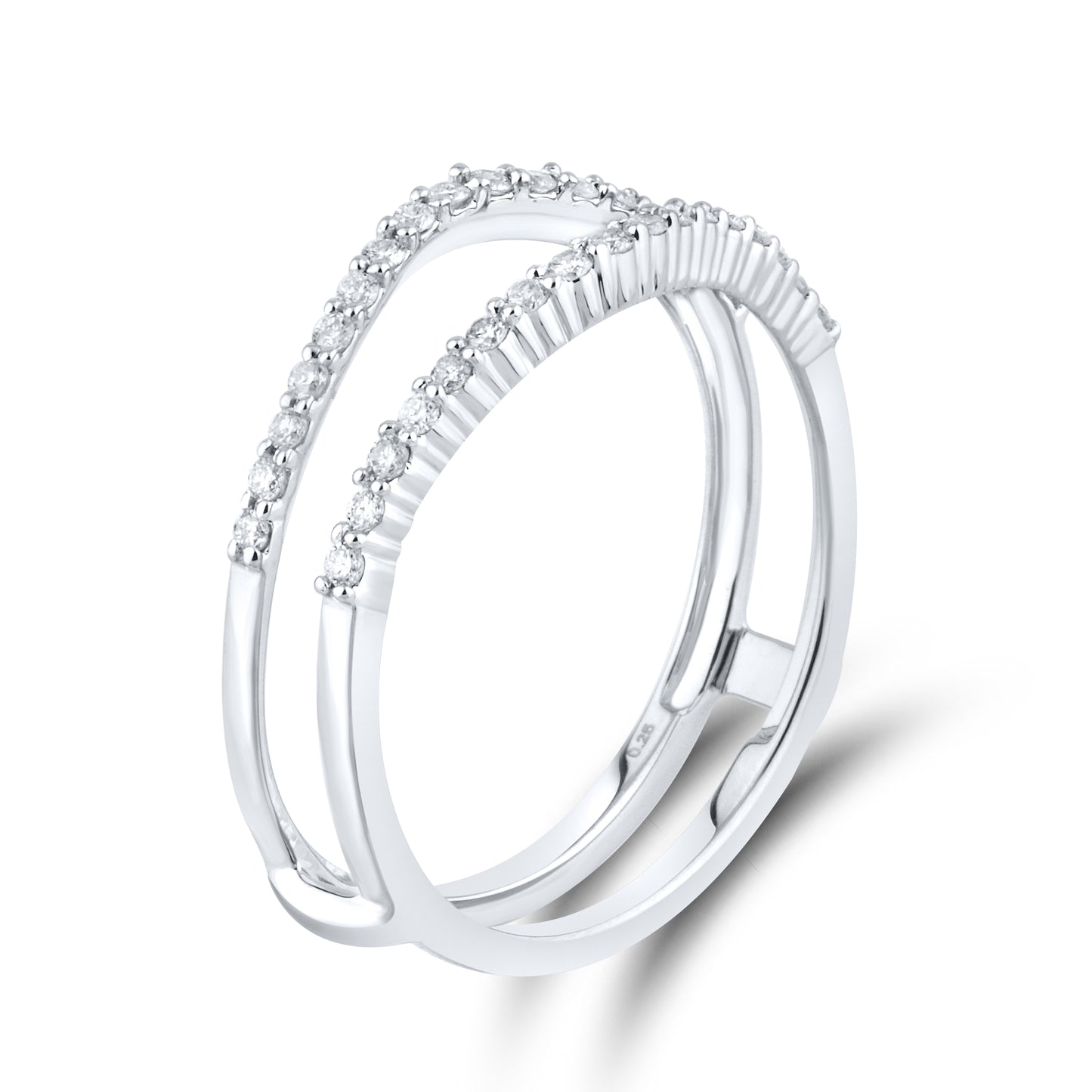 14KT WHITE GOLD ENHANCER 0.25 CTW