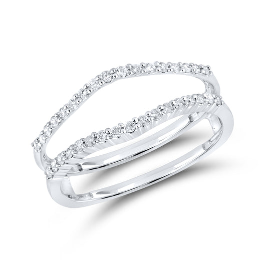 14KT WHITE GOLD ENHANCER 0.25 CTW