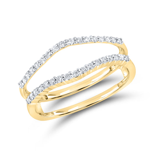 14KT YELLOW GOLD ENHANCER 0.25 CTW