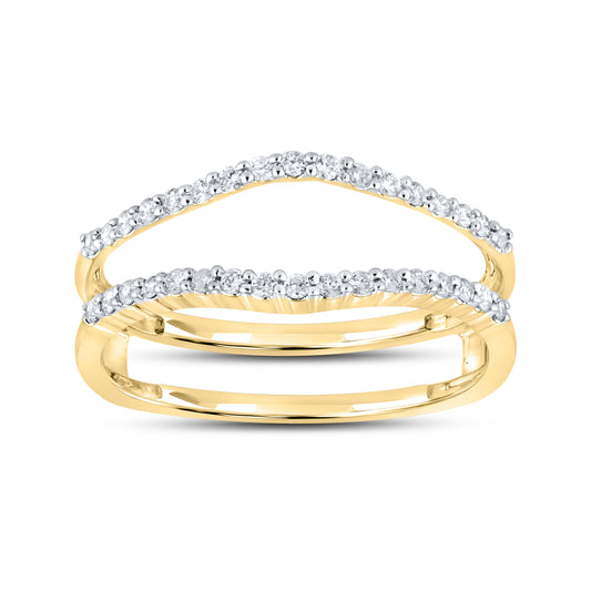 14KT YELLOW GOLD ENHANCER 0.25 CTW